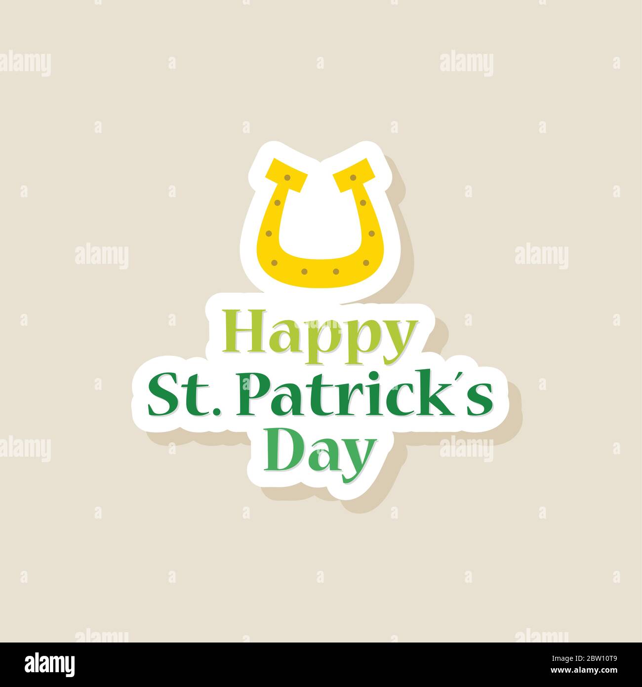 Saint patricks day card Stock Vector