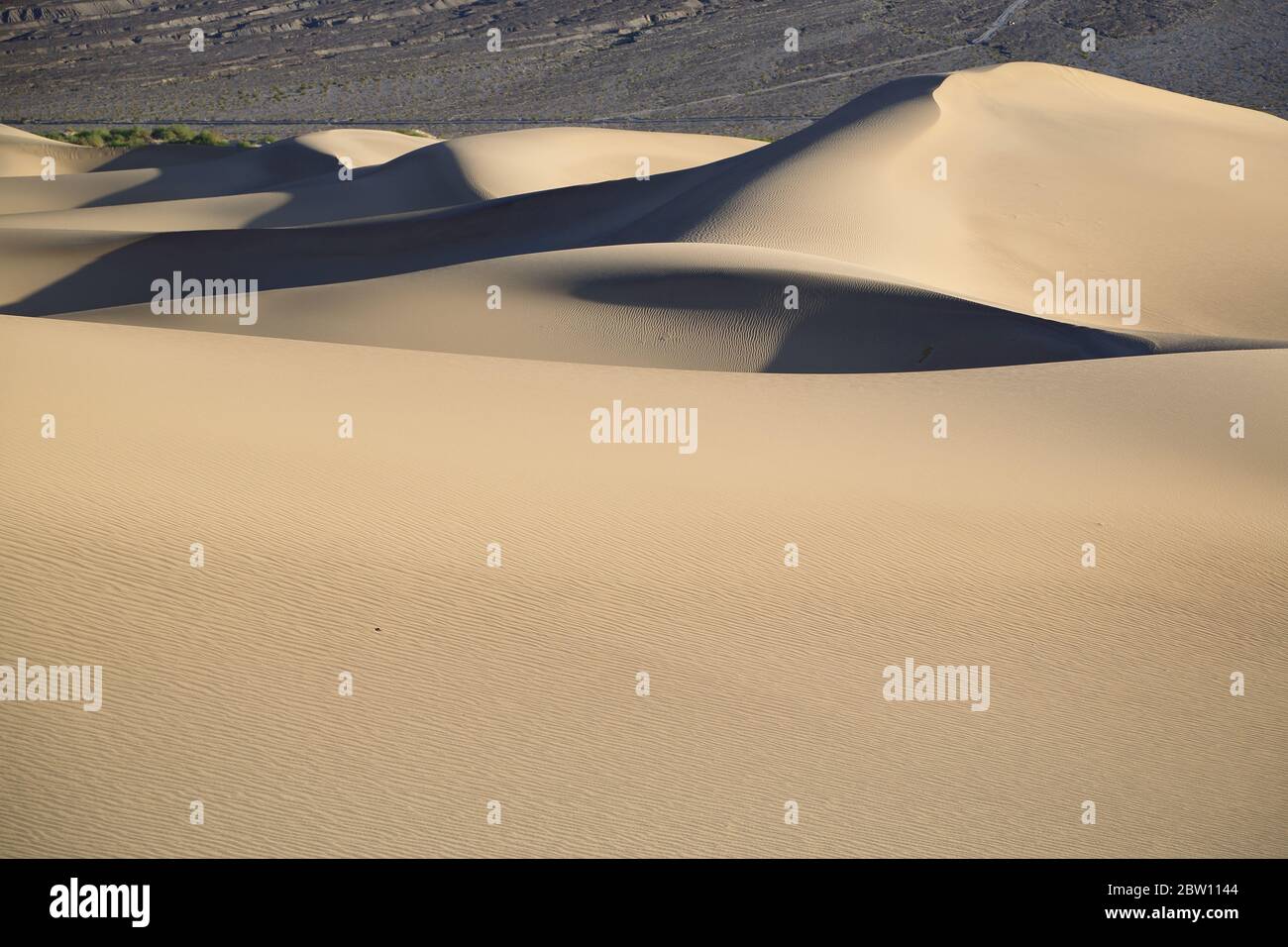 Mesquite Flats Sand Dunes, Stovepipe Wells, Death Valley National Park, California, USA Stock Photo