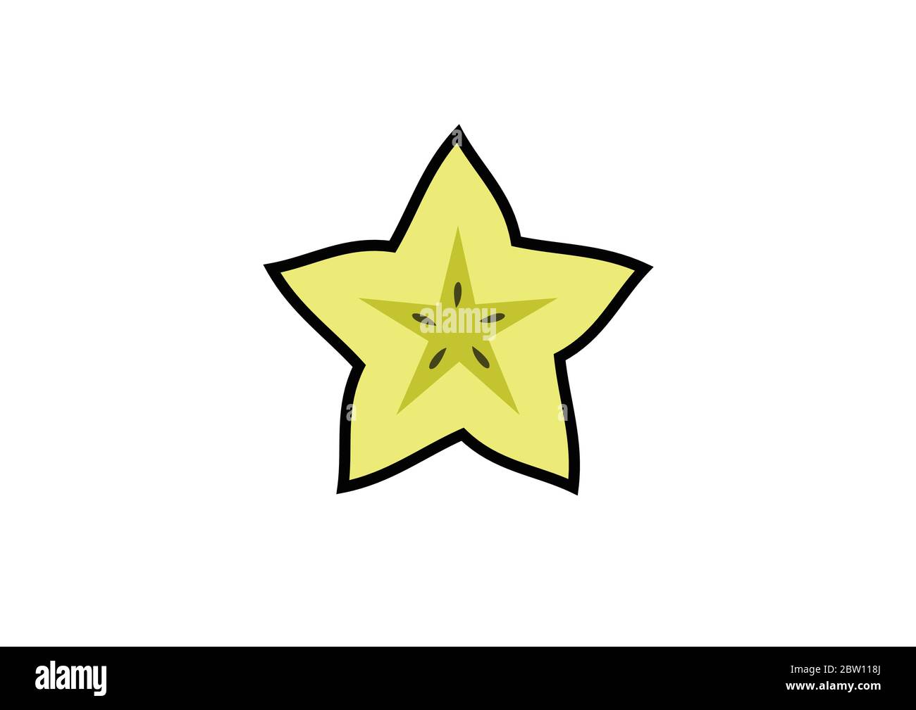 Starfruit vector vectors hi-res stock photography and images - Alamy