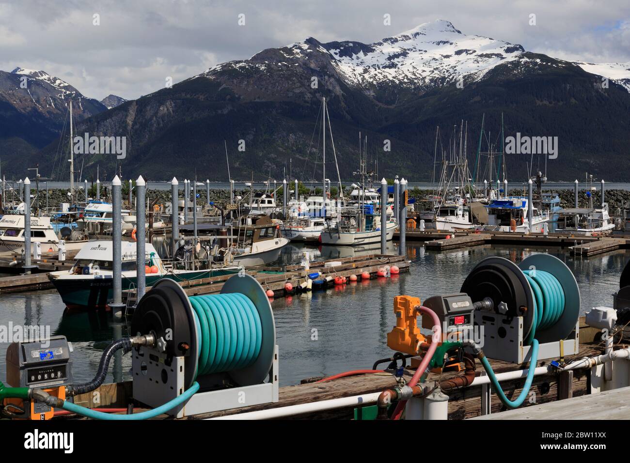 Small Boat Harbor, Haines, Lynn Canal, Alaska, USA Stock Photo Alamy