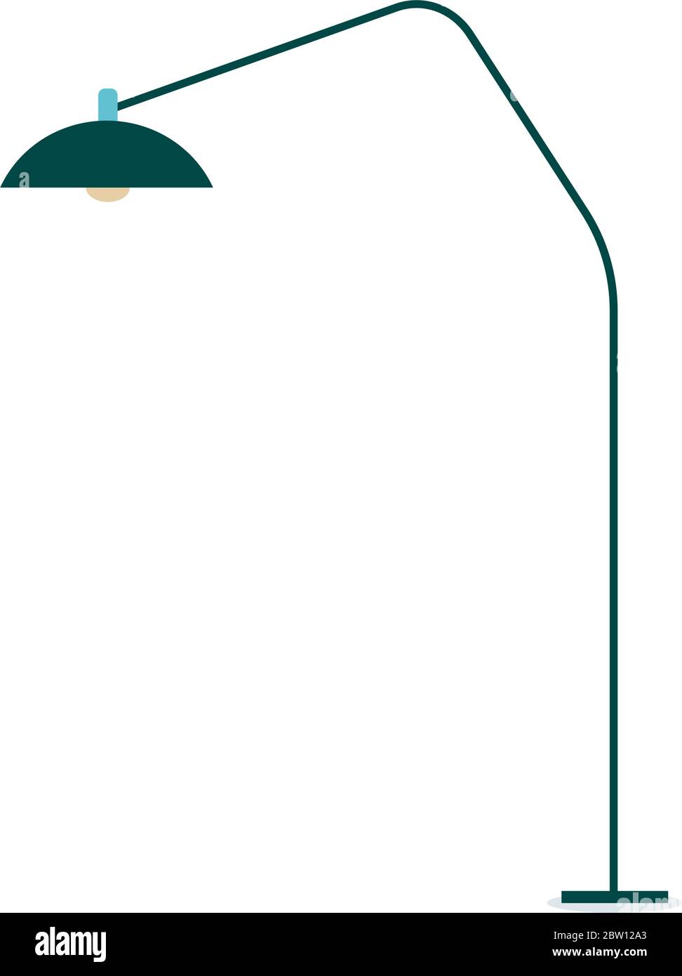 Isolated lamp icon Stock Vector