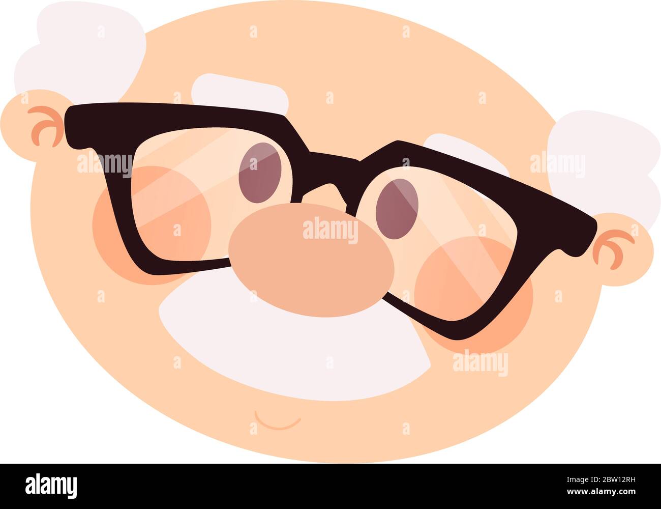 Isolated old man portrait Stock Vector Image & Art - Alamy