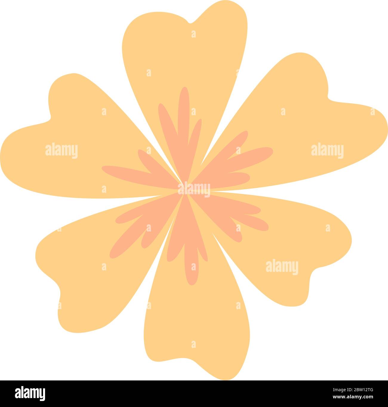 Isolated beautiful flower Stock Vector Image & Art - Alamy