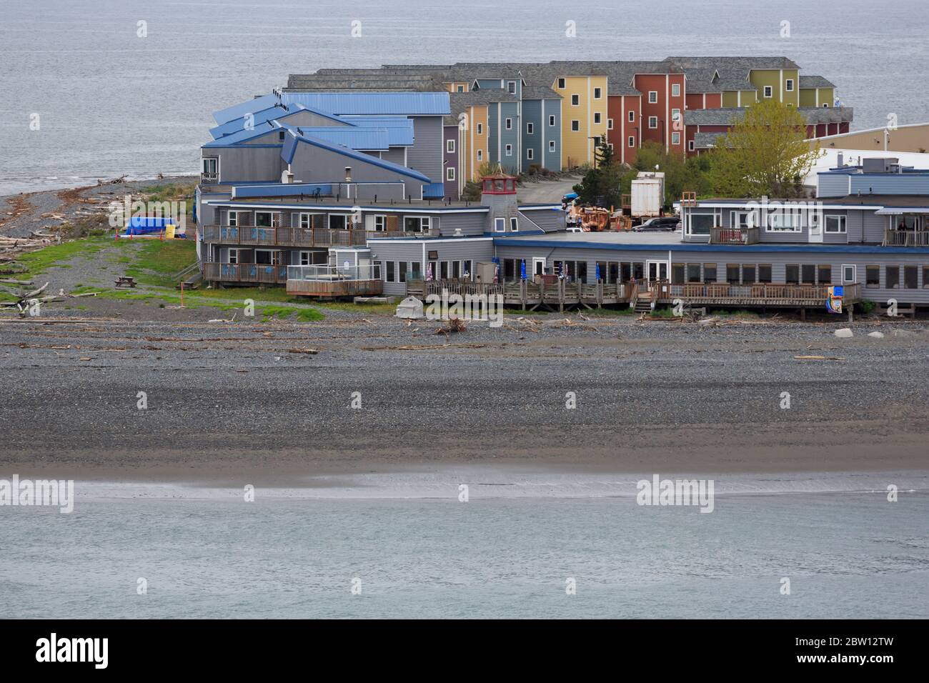 Lands End Resort, Homer Spit, Alaska, USA Stock Photo Alamy