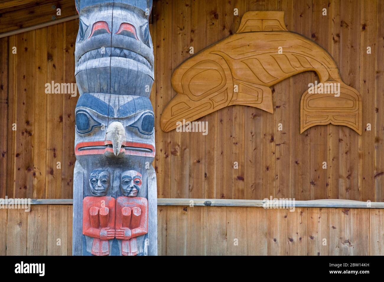 Clan House & Totem Pole, Icy Strait Point, Hoonah City, Chichagof