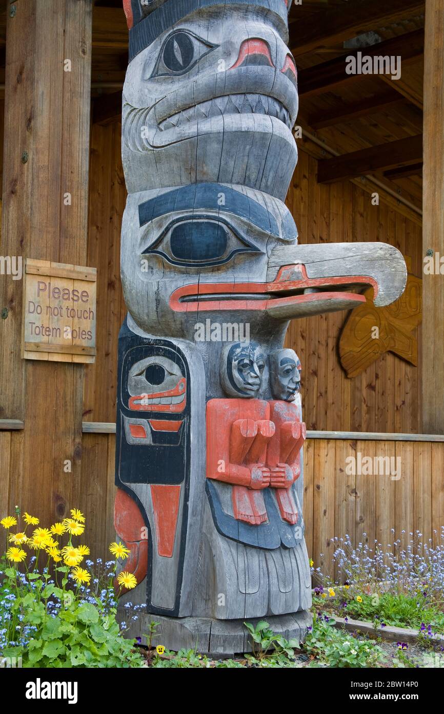 Clan House & Totem Pole, Icy Strait Point, Hoonah City, Chichagof
