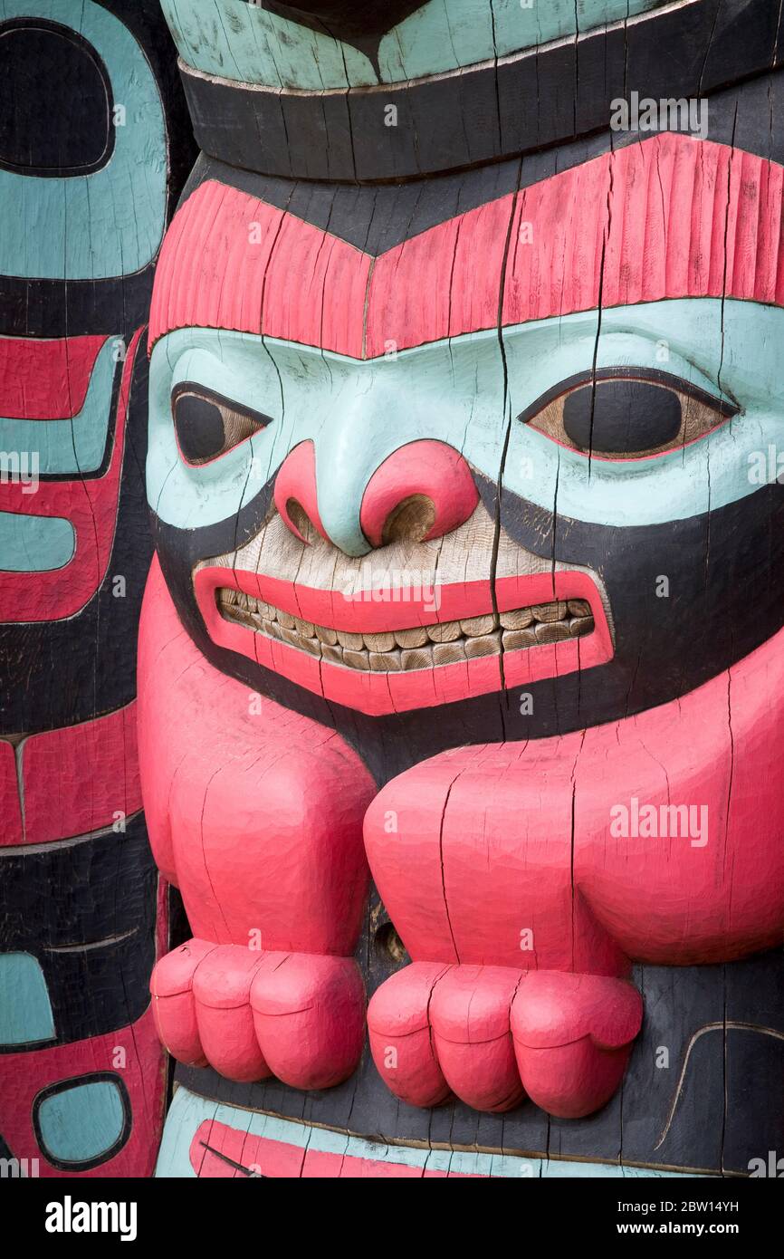 Totem Pole at Icy Strait Point Cultural Center, Hoonah City, Chichagof