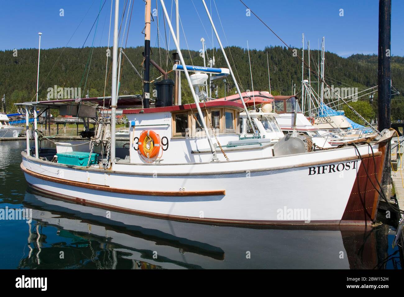 Boat marina, Hoonah City, Chichagof Island, Southeast Alaska, USA Stock Photo Alamy