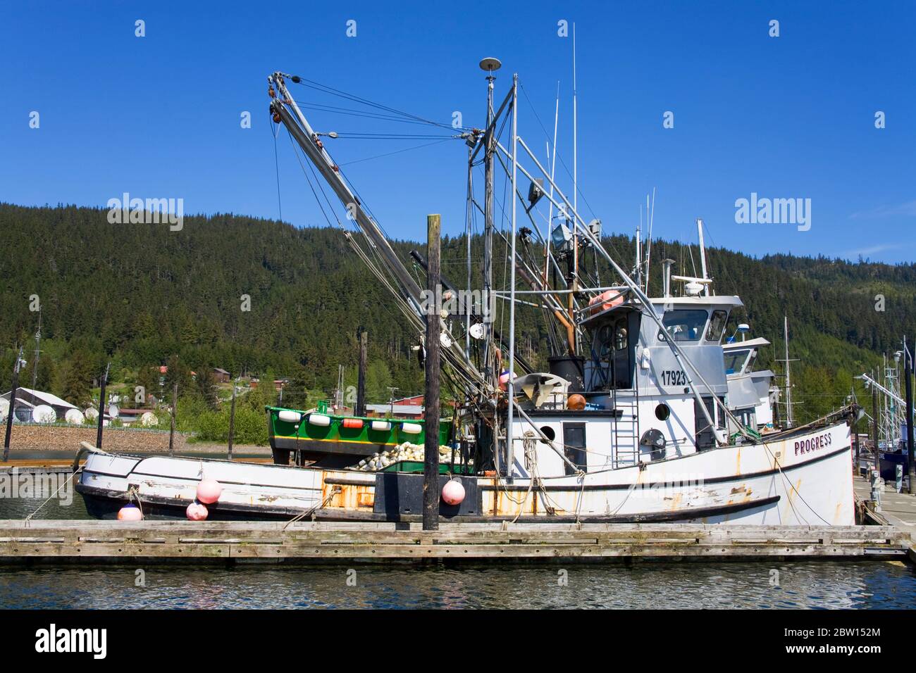 Boat marina, Hoonah City, Chichagof Island, Southeast Alaska, USA Stock Photo Alamy