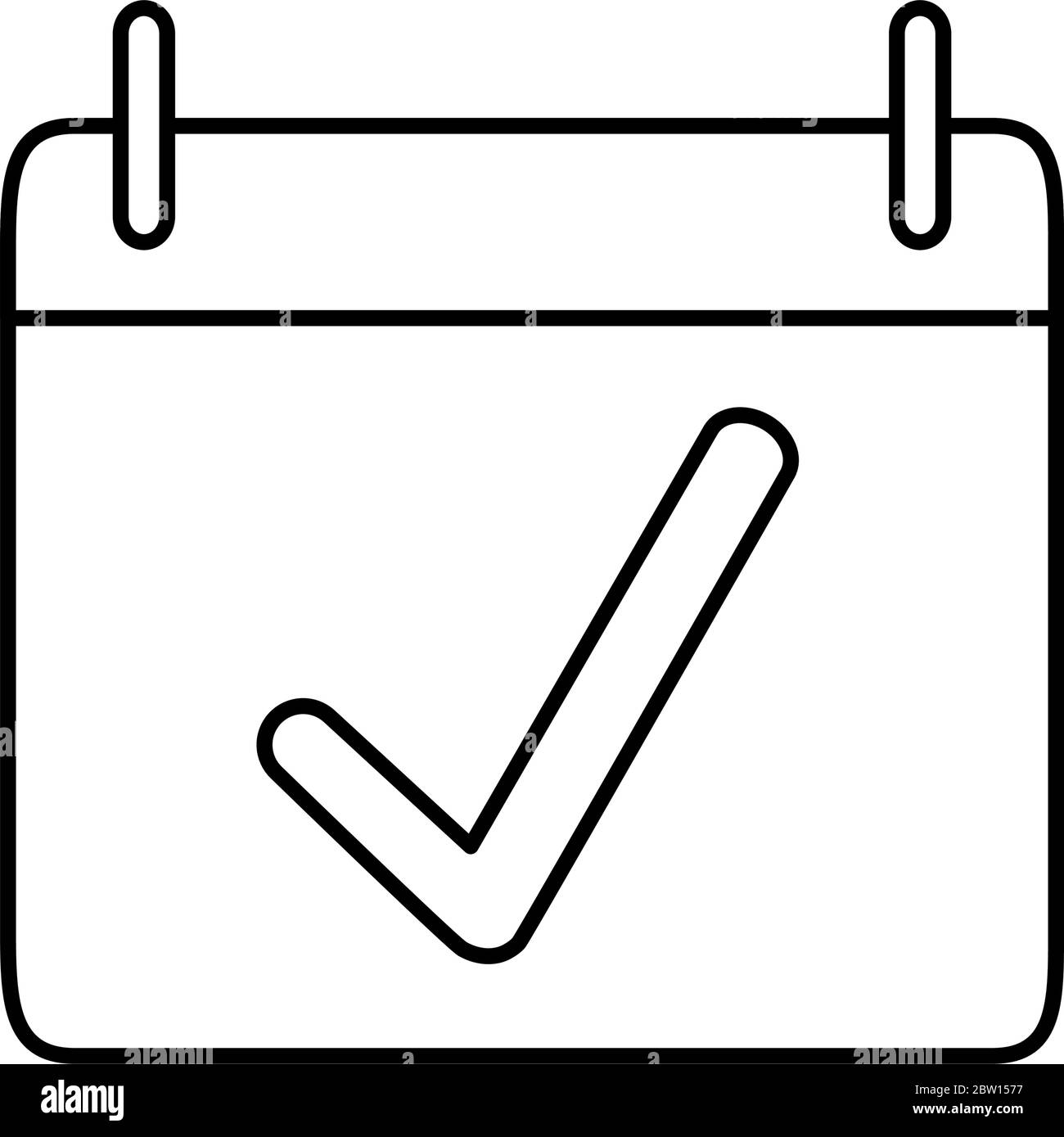 calendar check mark mobile marketing and e-commerce vector illustration ...