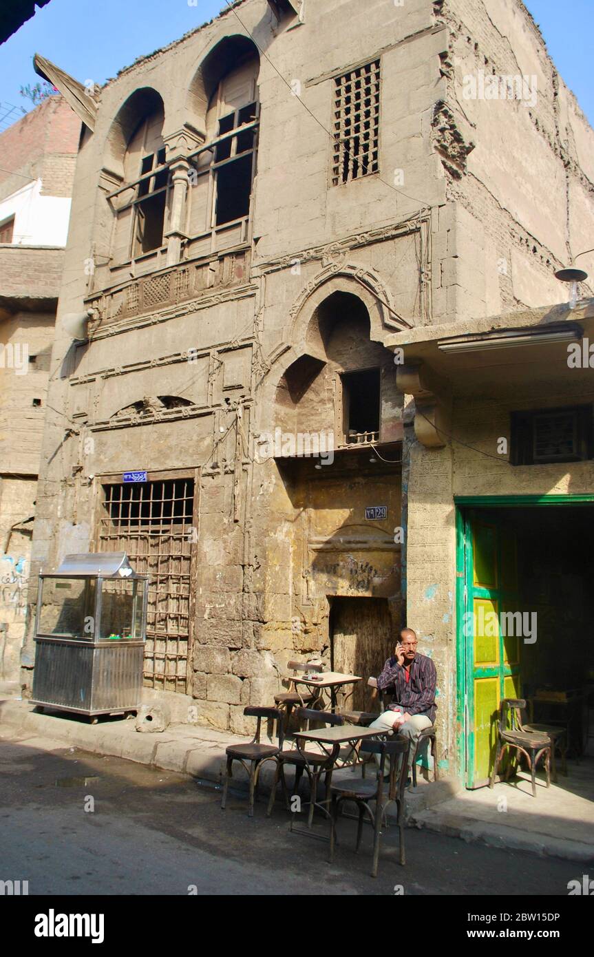 coffee shop in Islamic Cairo, Cairo, Egypt Stock Photo Alamy
