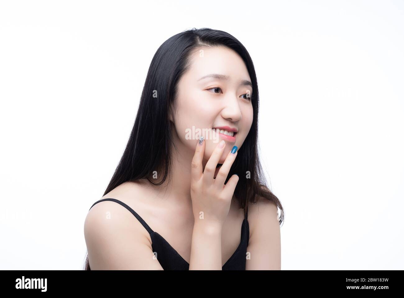 A young Asian woman beauty Stock Photo