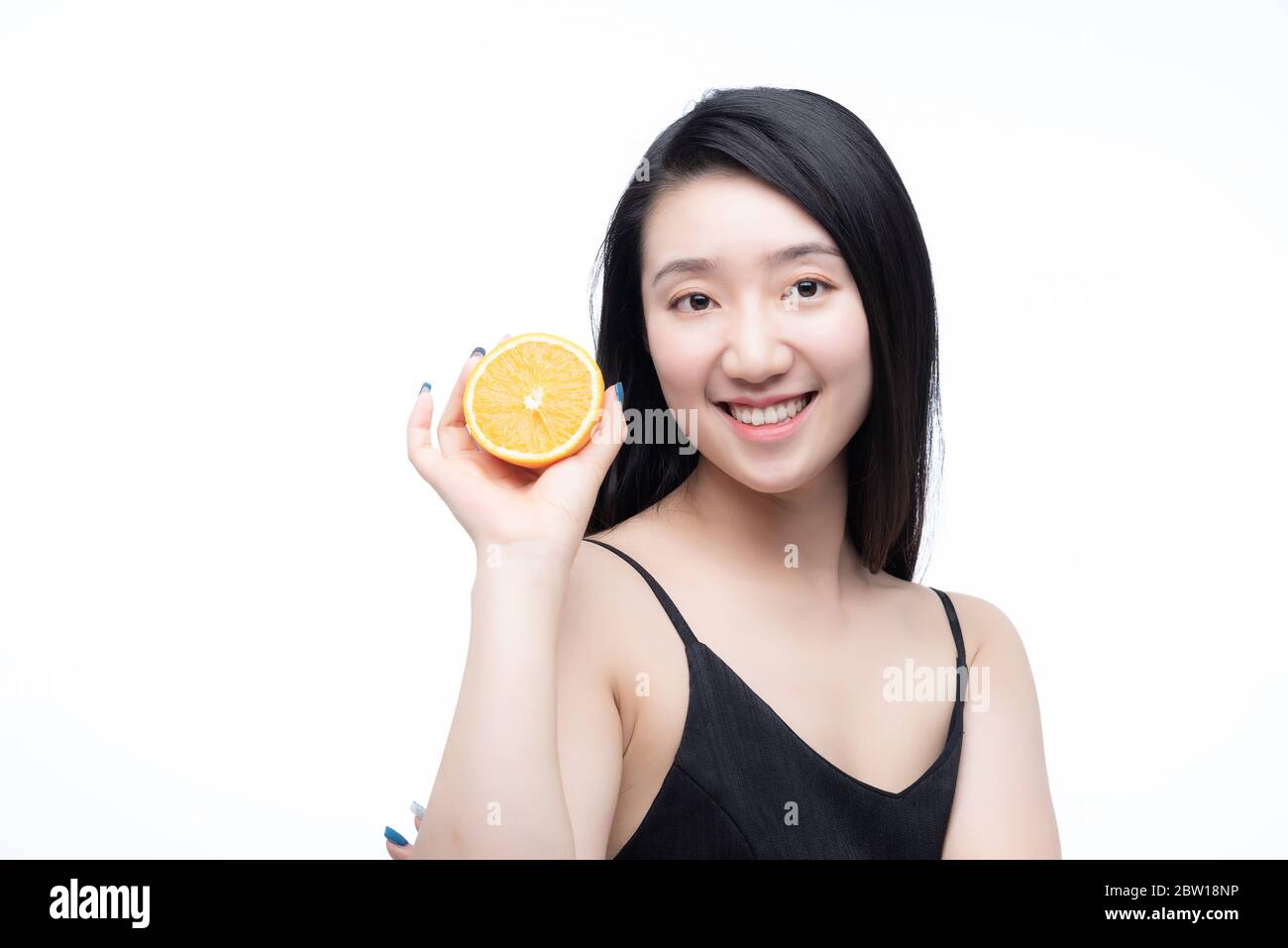 A young Asian woman beauty Stock Photo