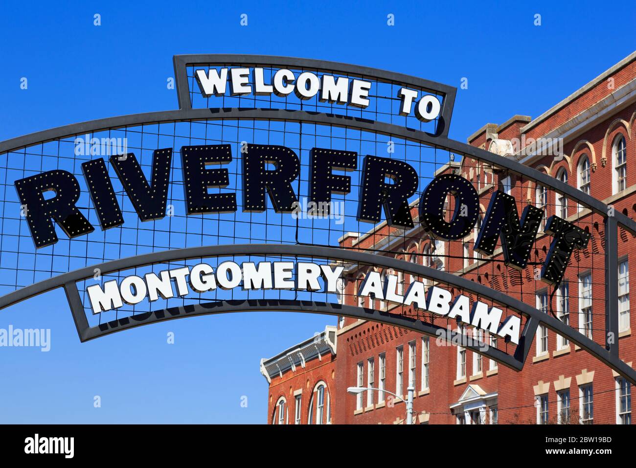 Riverfront District, Montgomery, Alabama, USA Stock Photo