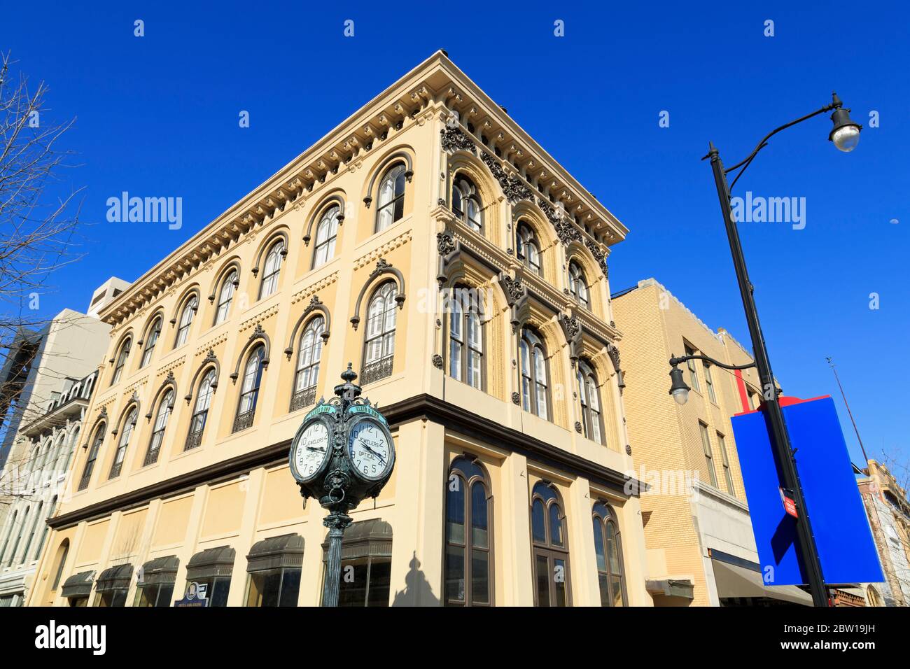 Historic Central Bank Building, Montgomery, Alabama, USA Stock Photo