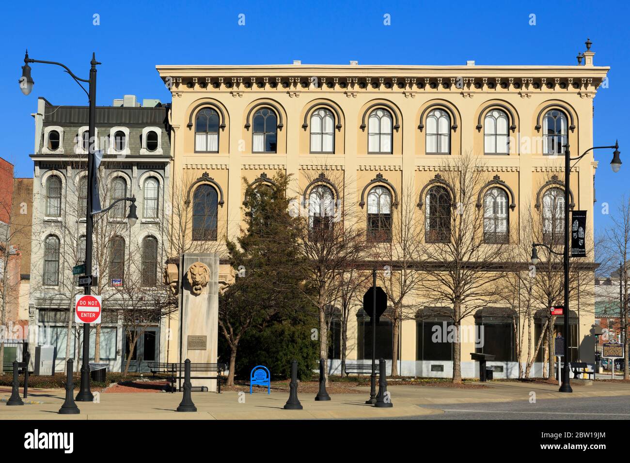 Historic Central Bank Building, Montgomery, Alabama, USA Stock Photo