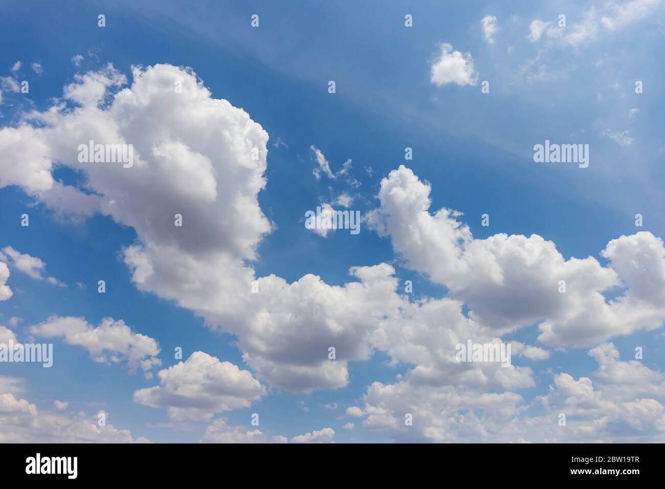 Blue sky background with clouds' natural background Stock Photo - Alamy
