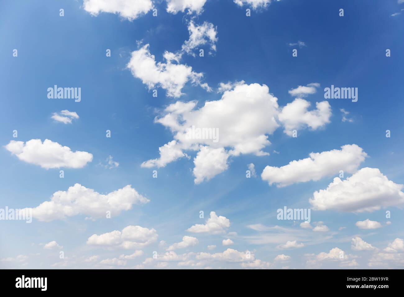 Blue sky background with clouds' natural background Stock Photo - Alamy