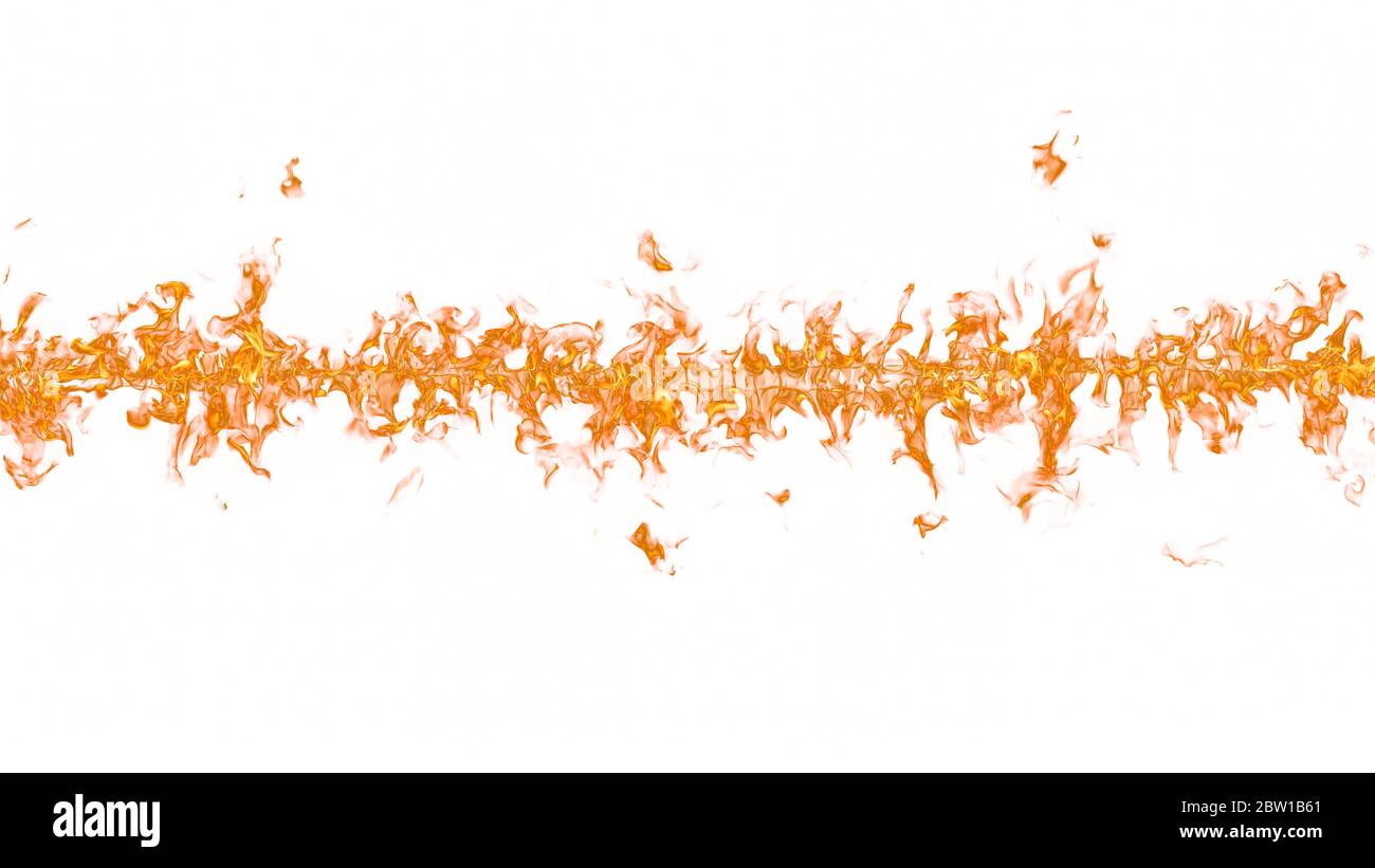 Fire flames isolated on white background Stock Photo - Alamy