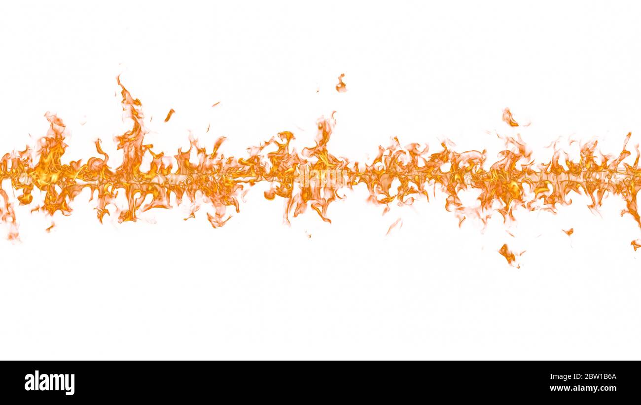 Fire flames isolated on white background Stock Photo - Alamy