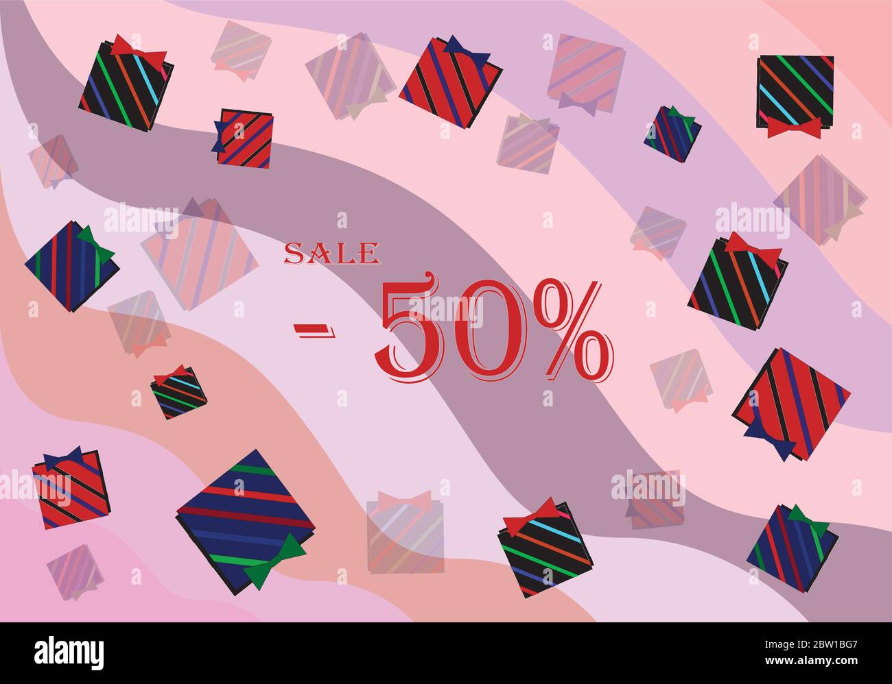 a-50-percent-gift-banner-background-stock-vector-image-art-alamy