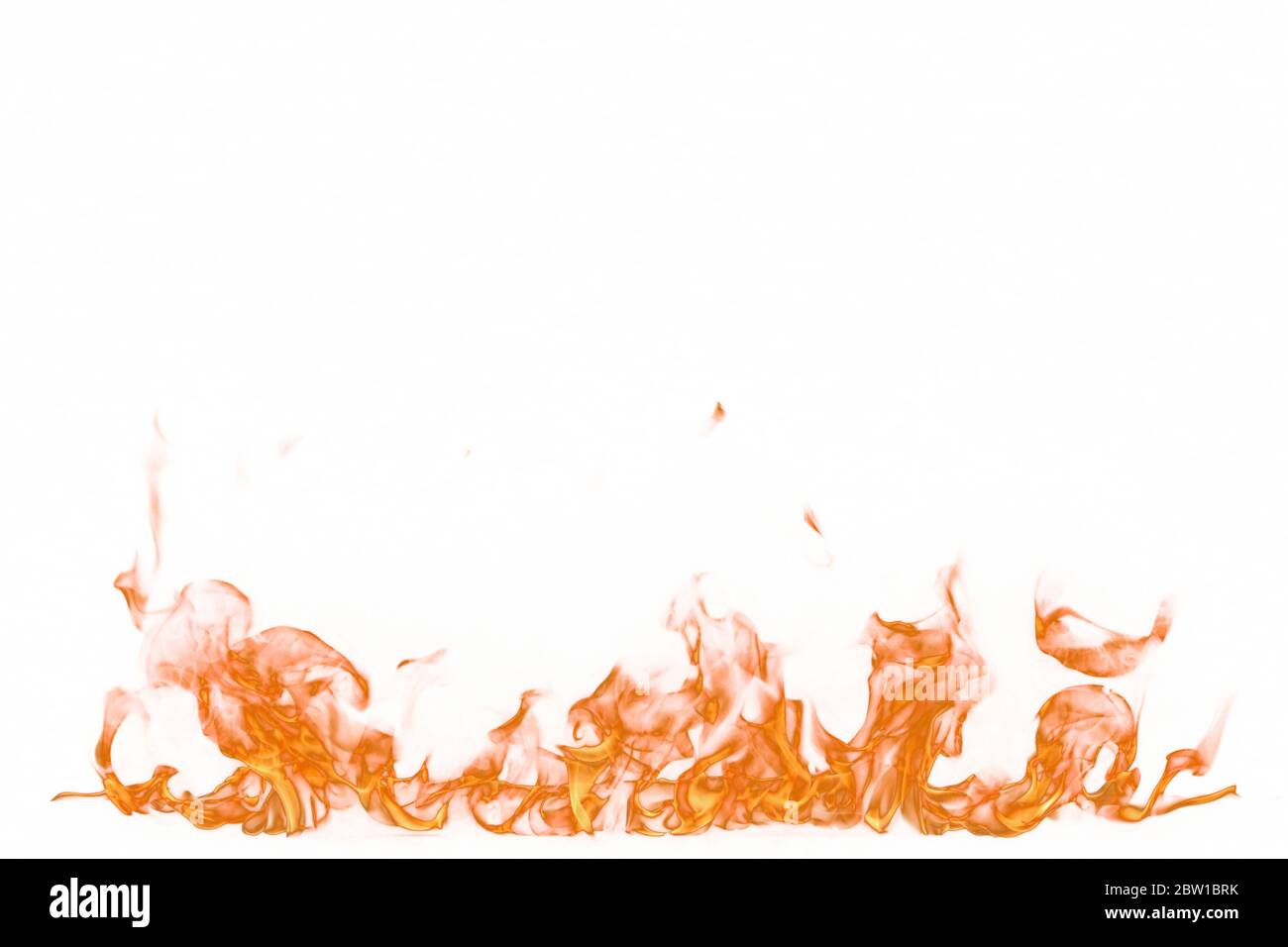 Fire flames isolated on white background Stock Photo - Alamy