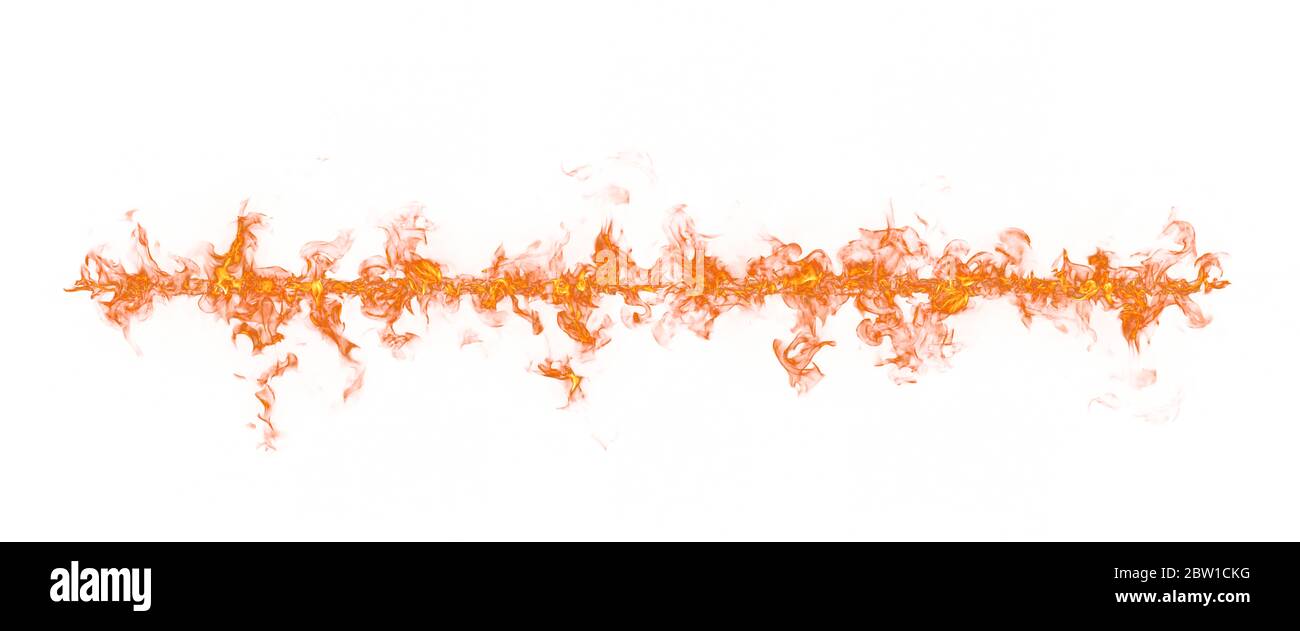 Fire flames isolated on white background Stock Photo - Alamy