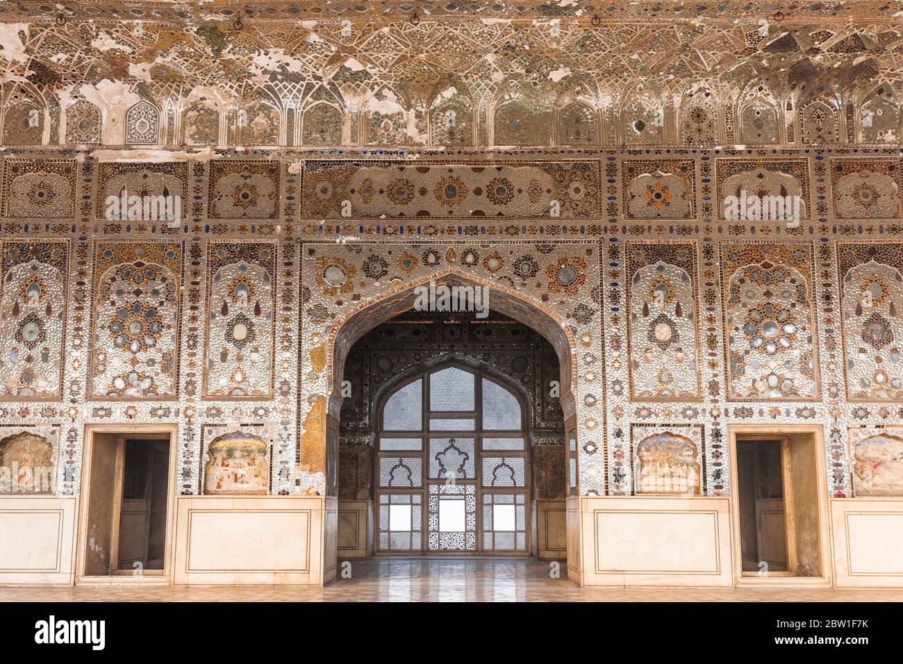 Palace area of Lahore Fort, Citadel of Mughal Empire, Islamic and Hindu