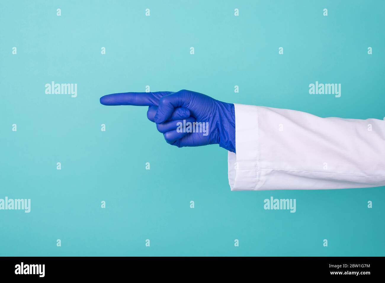 Woman hand holding up index finger hi-res stock photography and images ...