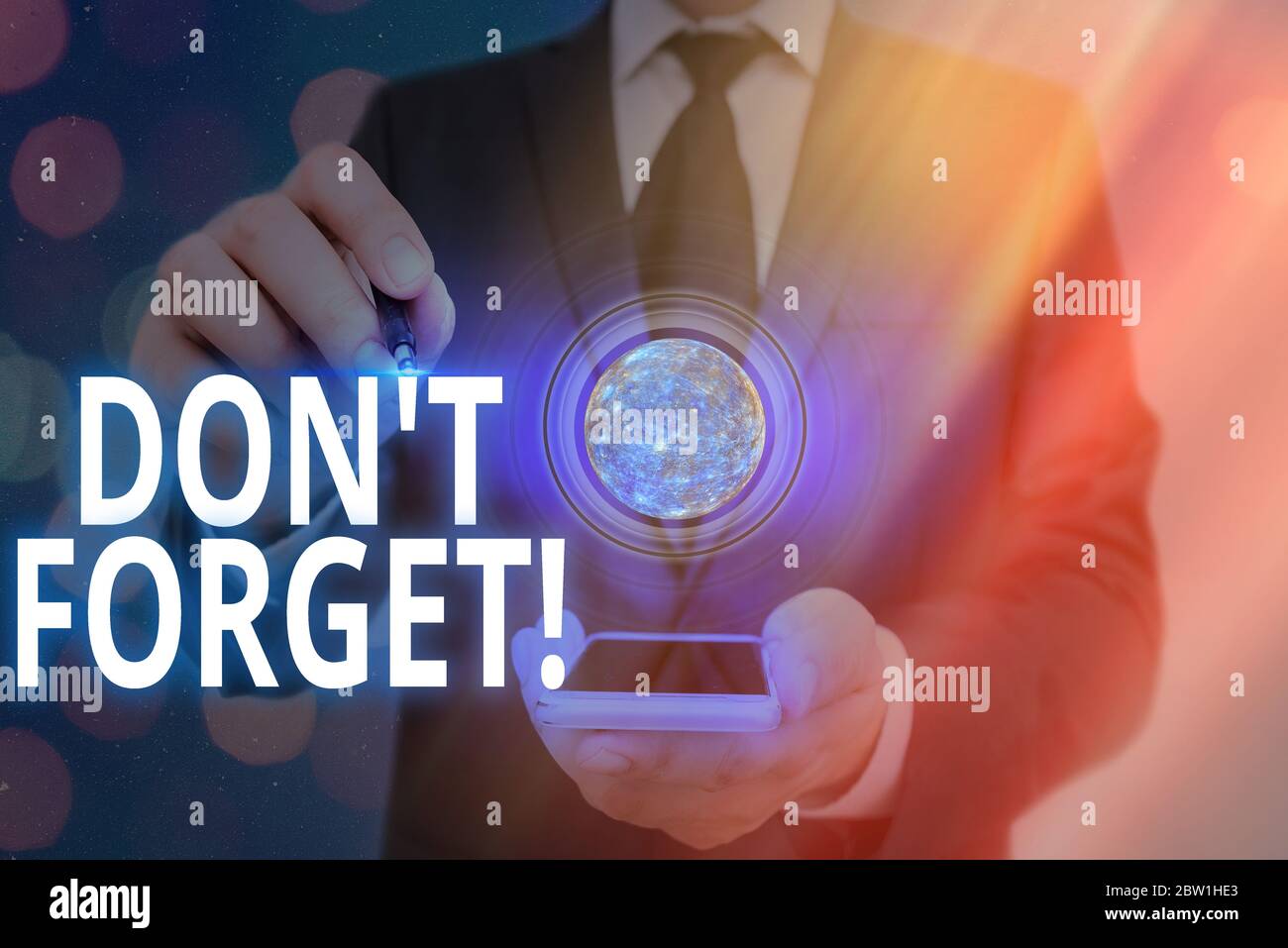 Word writing text Don T Forget. Business photo showcasing used to ...