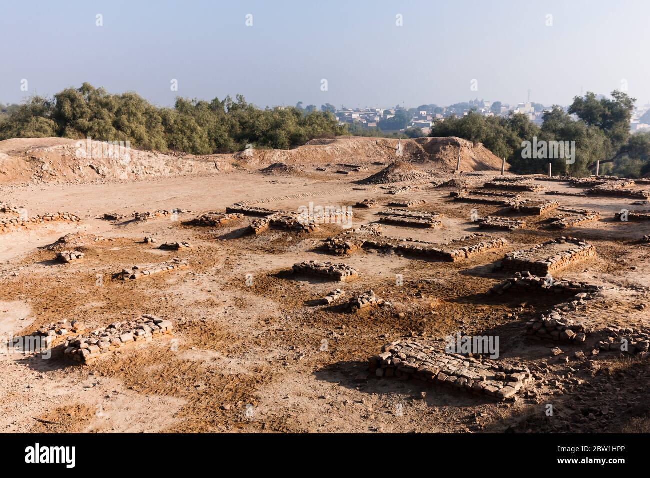 Archaeological site of Harappa, Harappan Civilisation, Indus Valley Civilisation, Sahiwal District, Punjab Province, Pakistan, South Asia, Asia Stock Photo