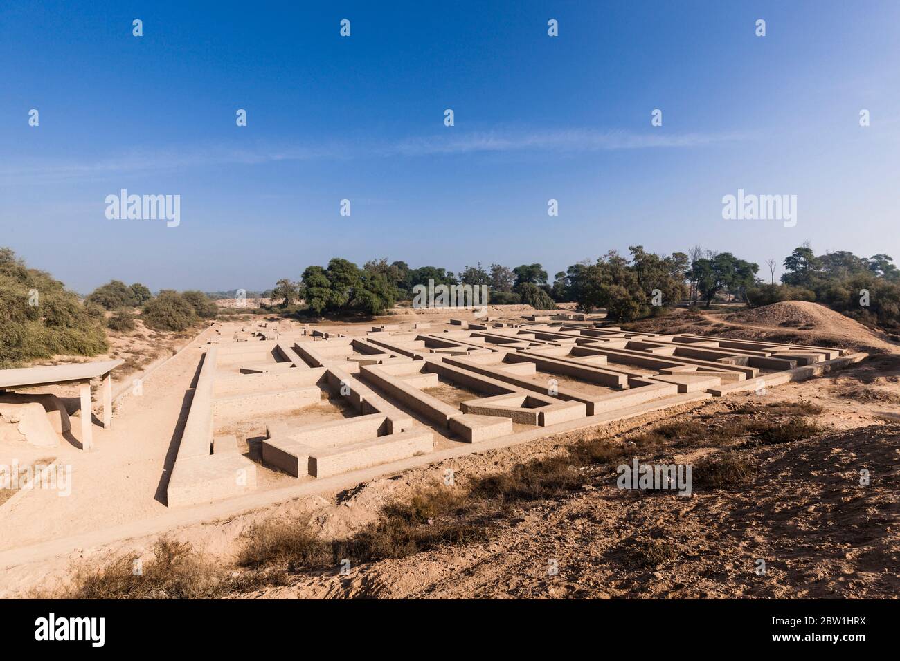 Archaeological site of Harappa, Harappan Civilisation, Indus Valley Civilisation, Sahiwal District, Punjab Province, Pakistan, South Asia, Asia Stock Photo