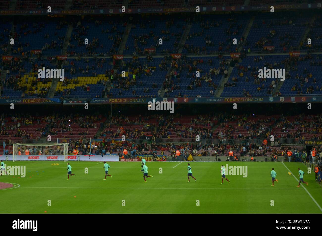 Barça vs Espanyol Stock Photo