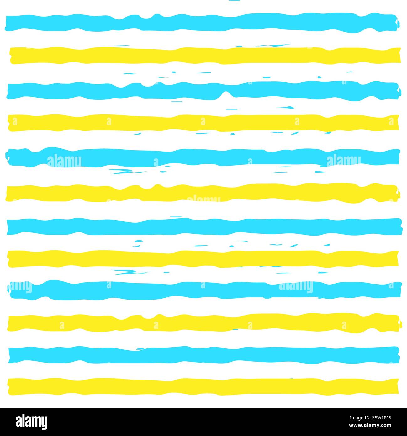 Paint Lines. Yellow and blue horizontal stripes Stock Vector Image