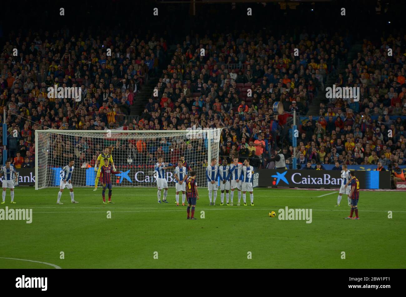 Barça vs Espanyol Stock Photo
