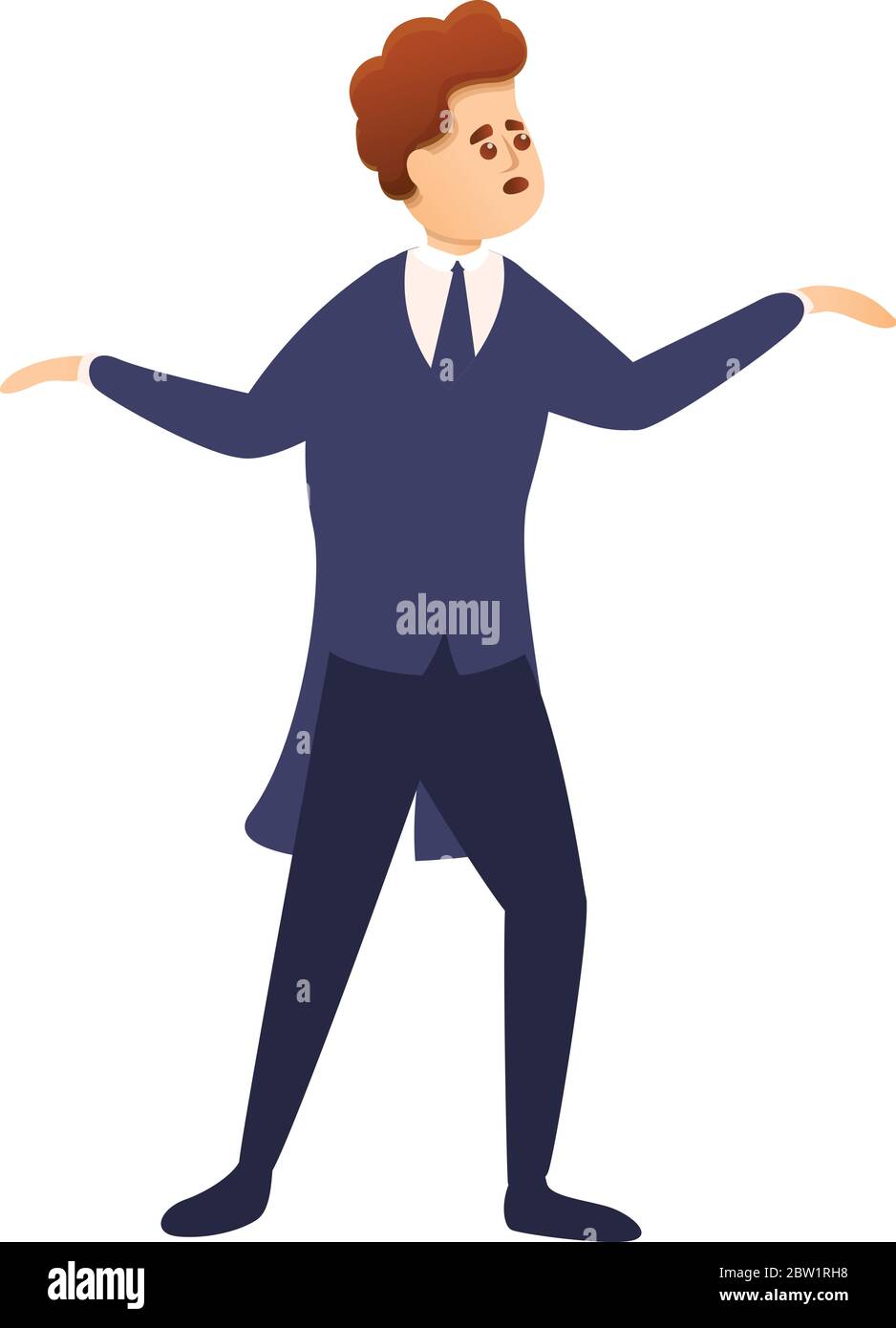 Classic music singer icon. Cartoon of classic music singer vector icon ...