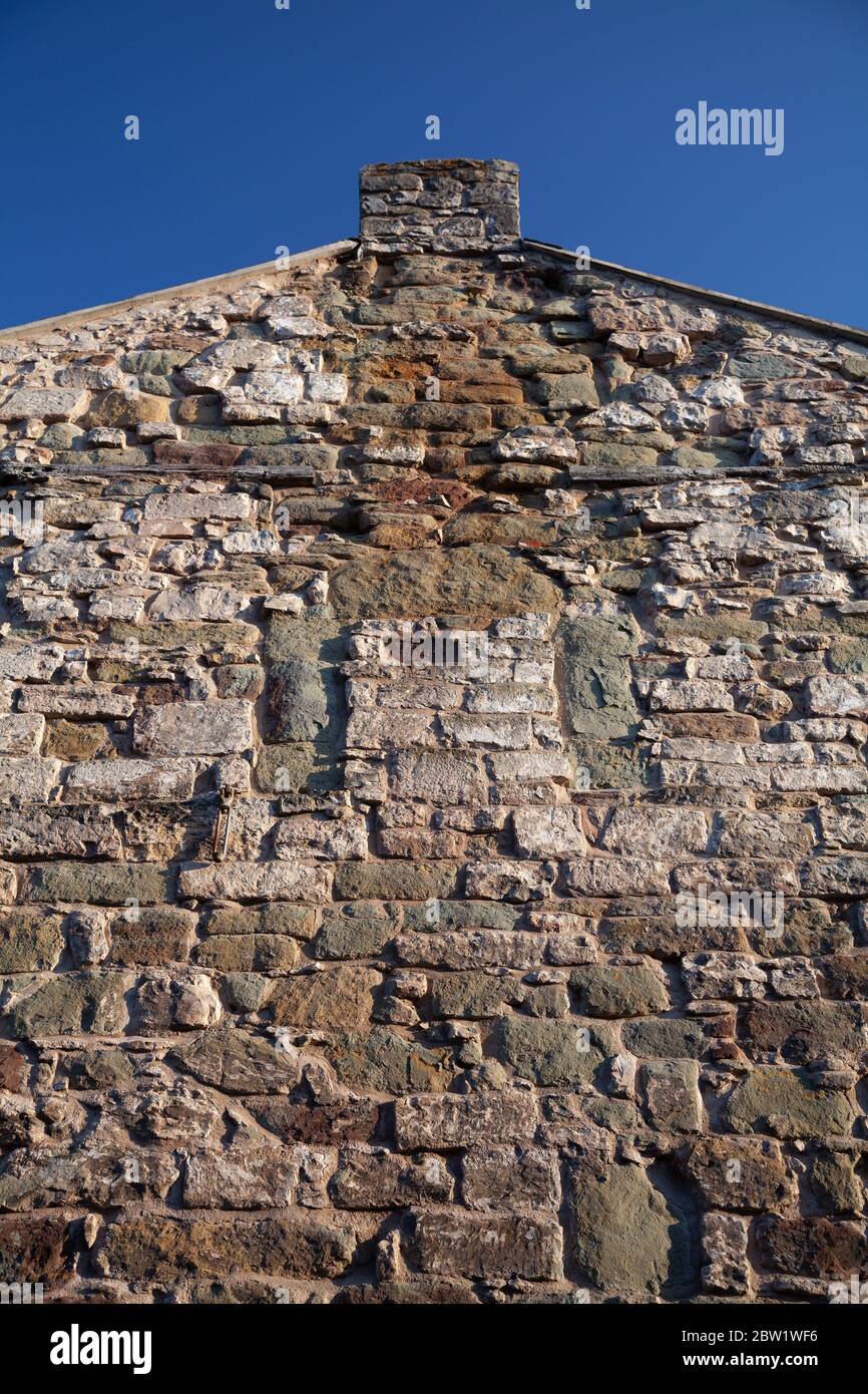 The gable end of 7 High Gate, Love Lane, Denbigh a 14th or 15th