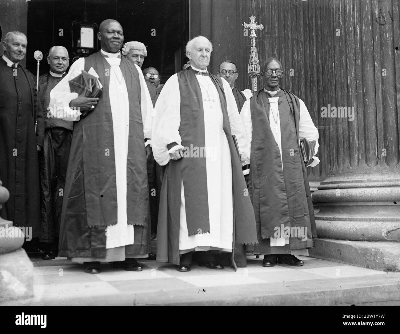 African Bishops consecrated by the Archbishop of Canterbury at St Paul's.  Two African bishops were consecrated as Bishops by the Archbishop of  Canterbury, Dr Cosmo Gordon Lang, in St Paul's Cathedral. The