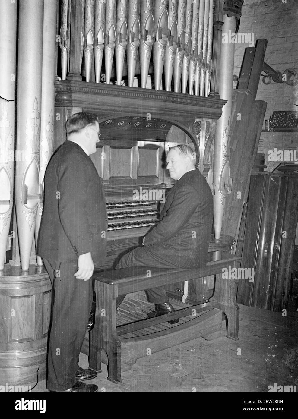 London man gives Â£1600 organ to Cambridgeshire church. Owing to the generosity of a London man, Doddington (Cambridgeshire) parish church will soon celebrate its 1000th birthday with a new organ. The church, which has a director's roll going back to 1282, was once the richest in the country, but it has grown so poor that though a new organ was badly needed no one could raise the money. Now, in response to an appeal of the Rector , the Rev Richard Ridge, the church has been given an organ by Mr F. C. Nunn, a 78-year-old Dulwich bachelor. The organ, three manual instrument, is 49 years old, but Stock Photo