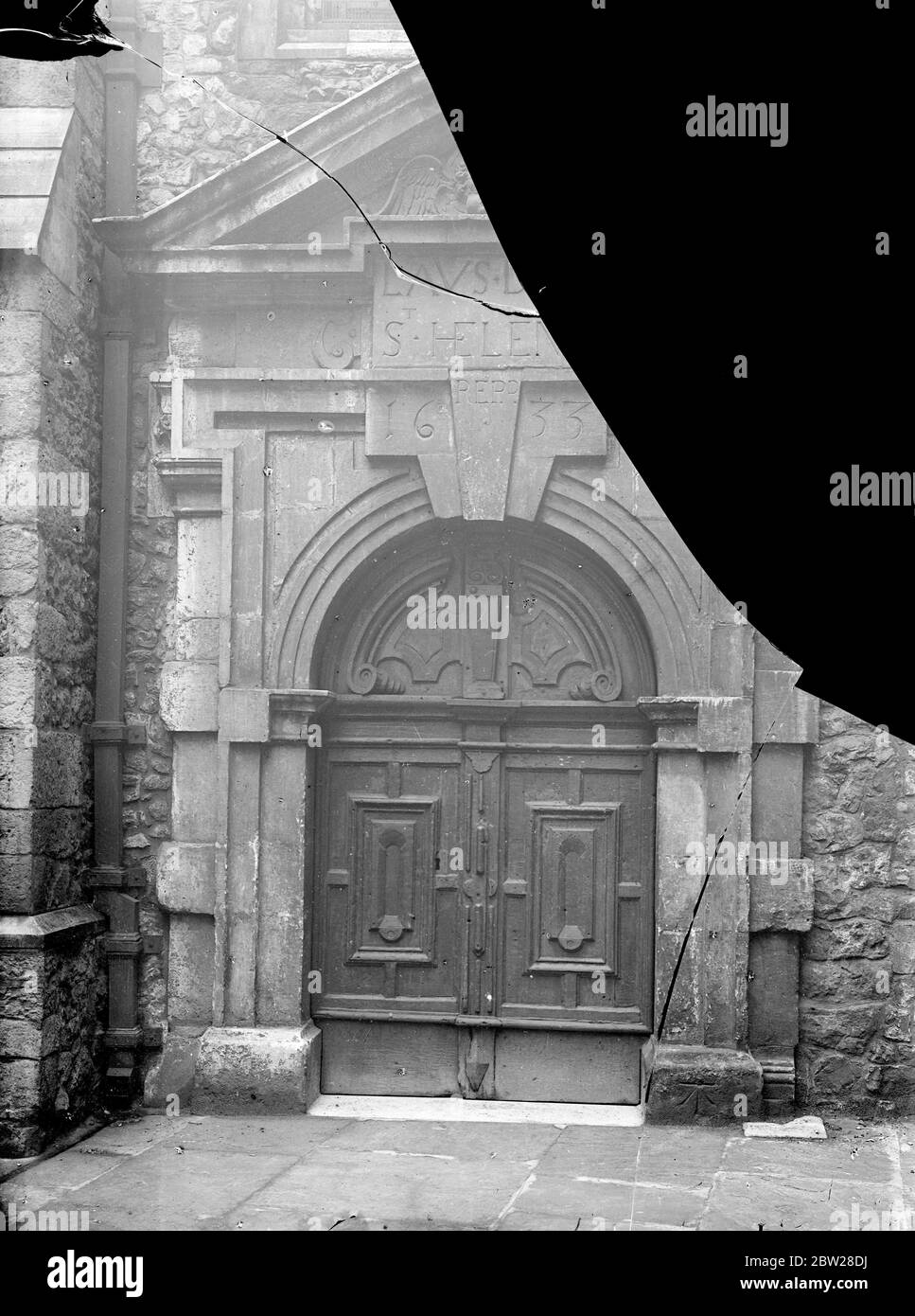 The South Door of St Helen's, Bishopsgate , London Stock Photo - Alamy