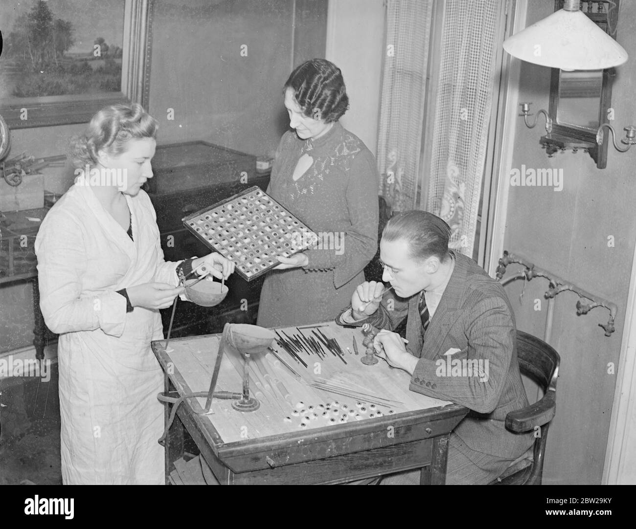 London family makes glass eyes for the world. Duke of Wellington was a