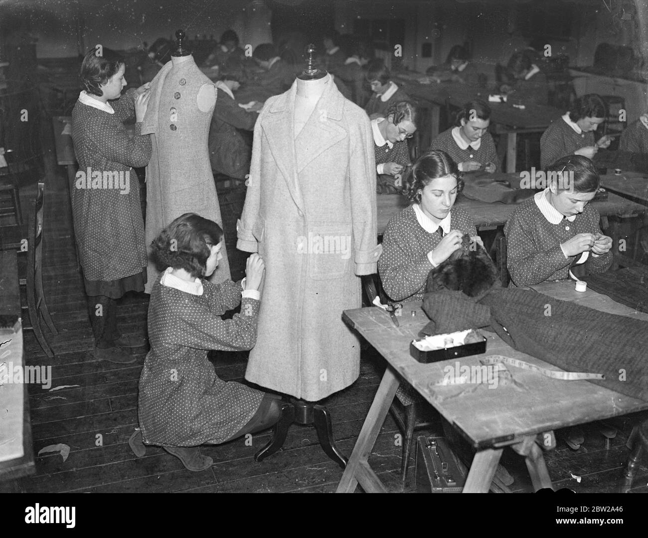 Tailors dressmakers Black and White Stock Photos & Images Alamy