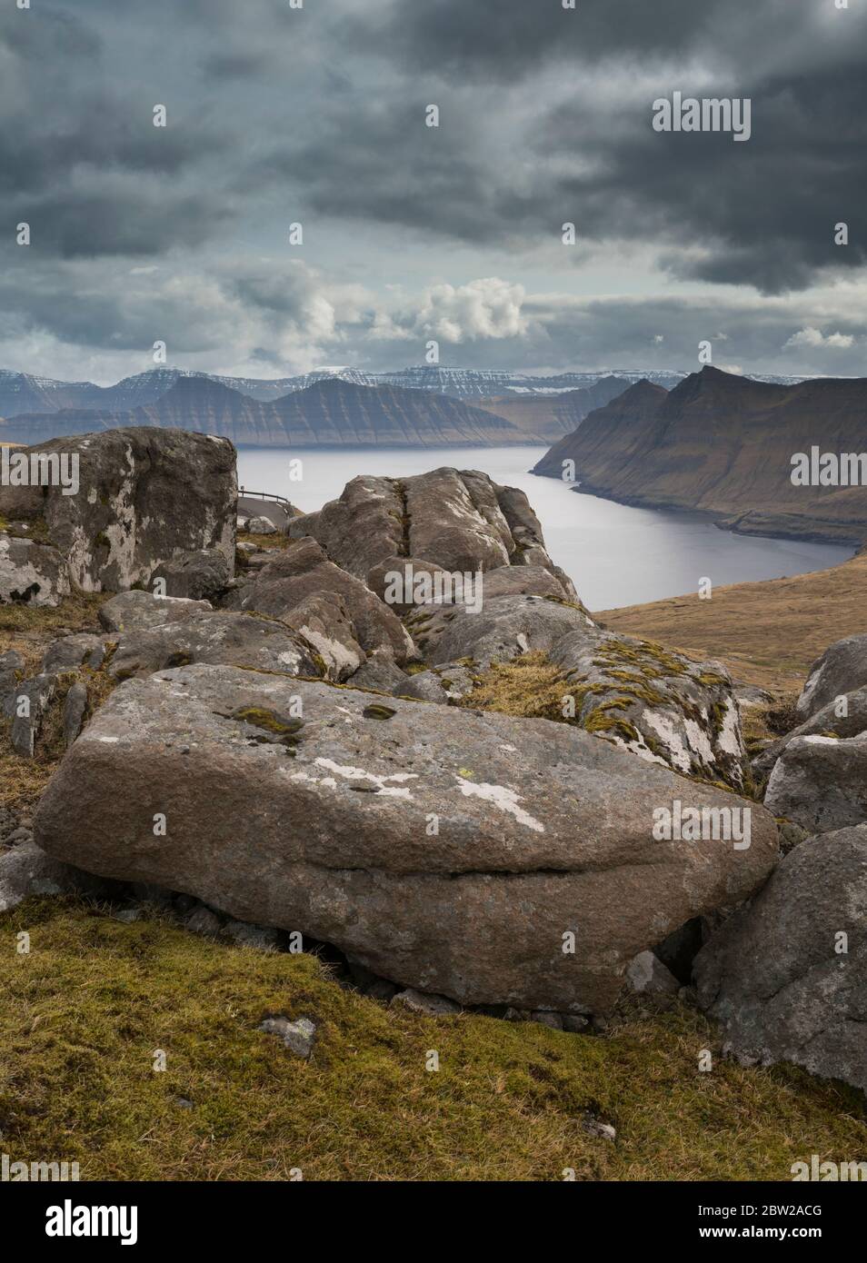Classic Faroe Islands Scenery With Towering Cliffs Islands Mountains classic-faroe-islands-scenery-with-towering-cliffs-islands-mountains