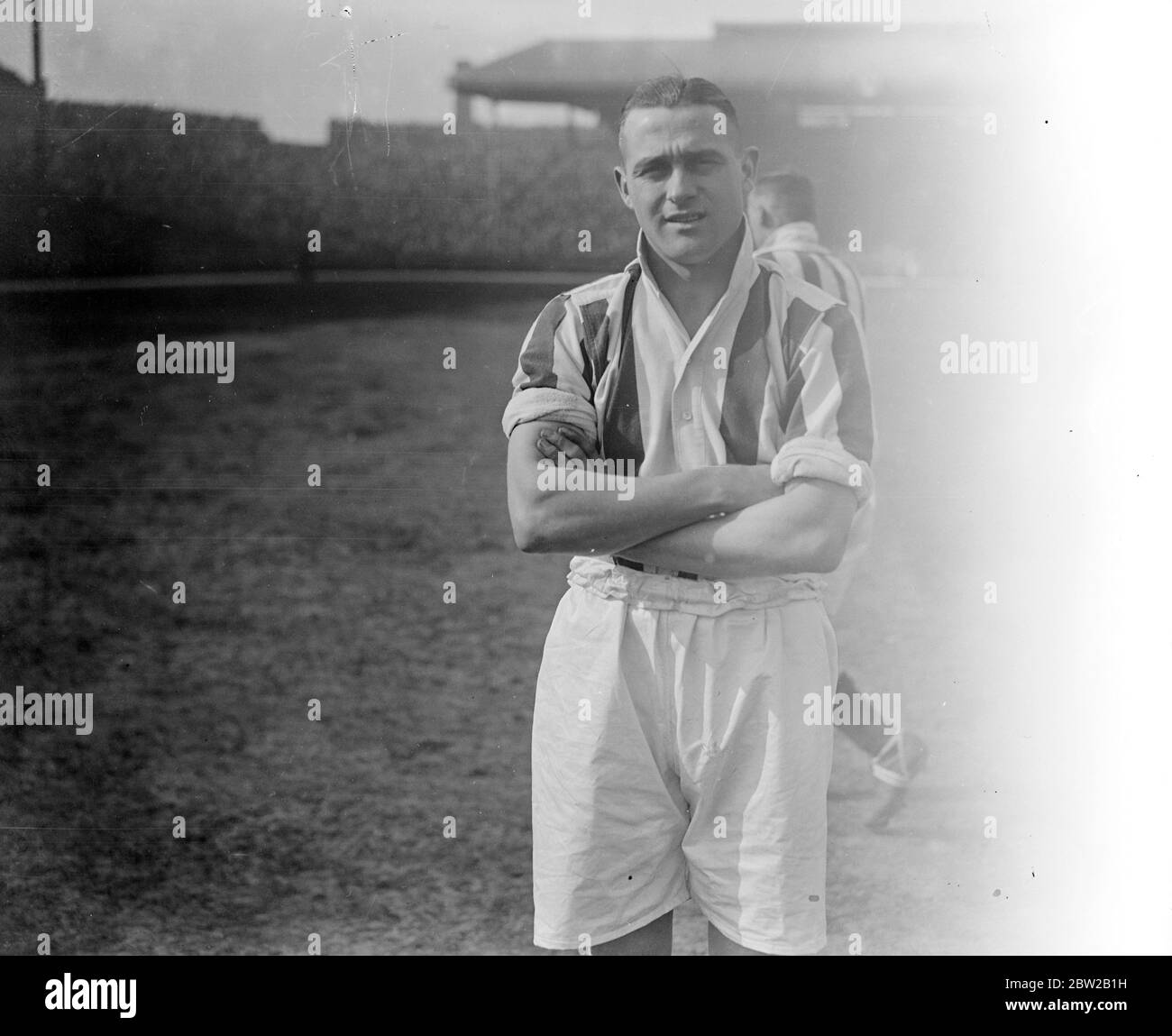 West Bromwich Albion Football club 1935-36. William Ginger Richardson, centre forward. 10 April 1936 Stock Photo