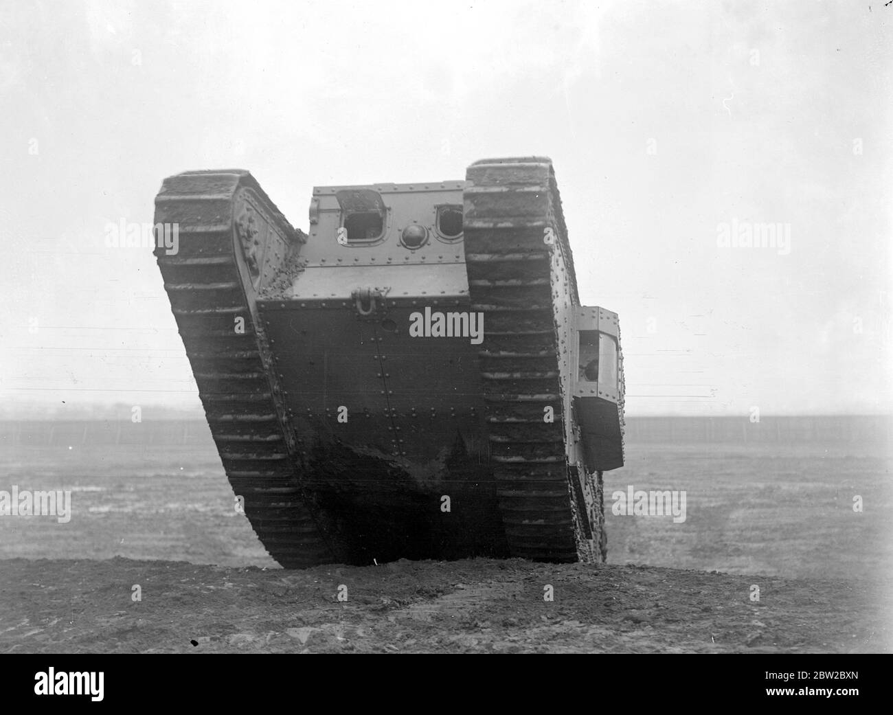 Royal visit to Lincoln, Tank at Messrs William Foster and Co's works