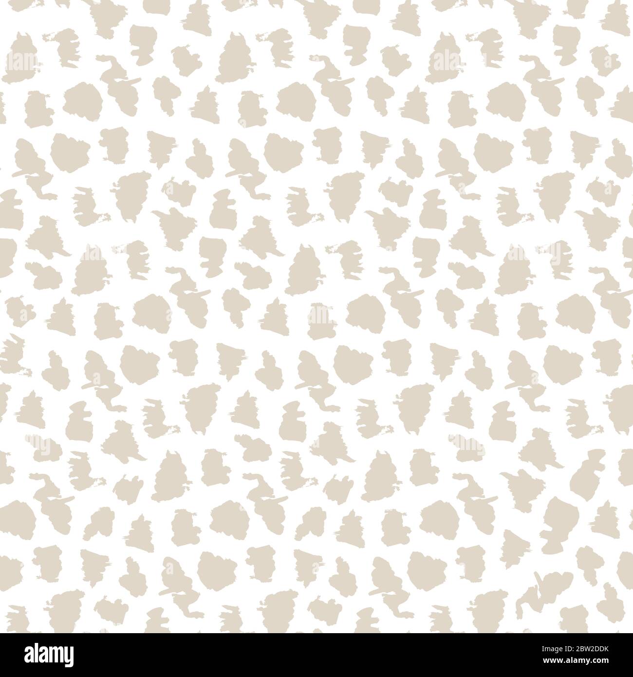 Abstract minimalistic seamless pattern animal skin. Safari seamless pattern background tiger skin animal print. Vector wallpaper design with pastel neutral colors Stock Vector