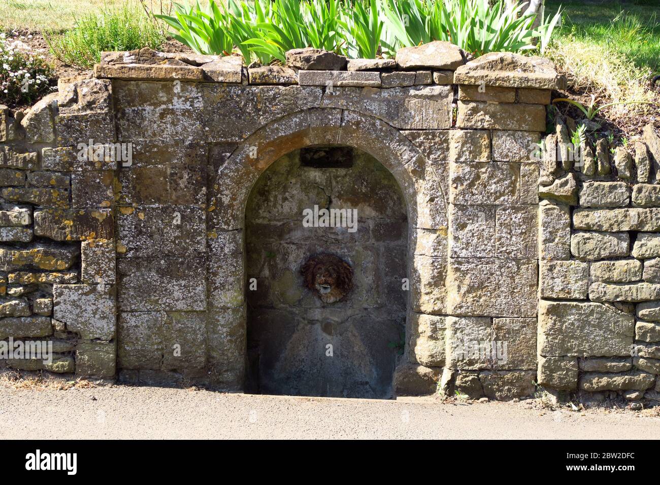 Disused water source, a tite, in the north Oxfordshire village of Swalcliffe Stock Photo