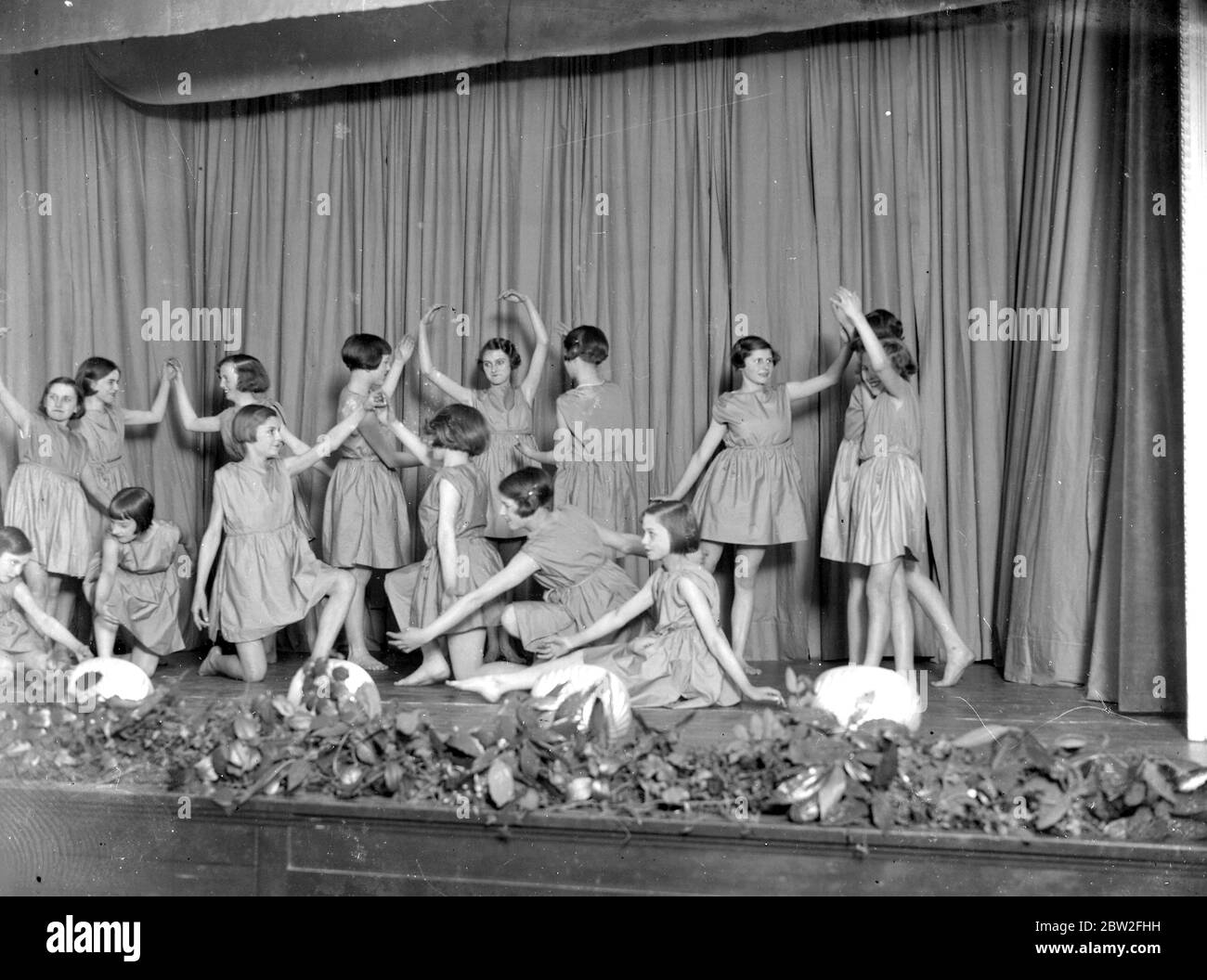 Central School Plays. 1934 Stock Photo