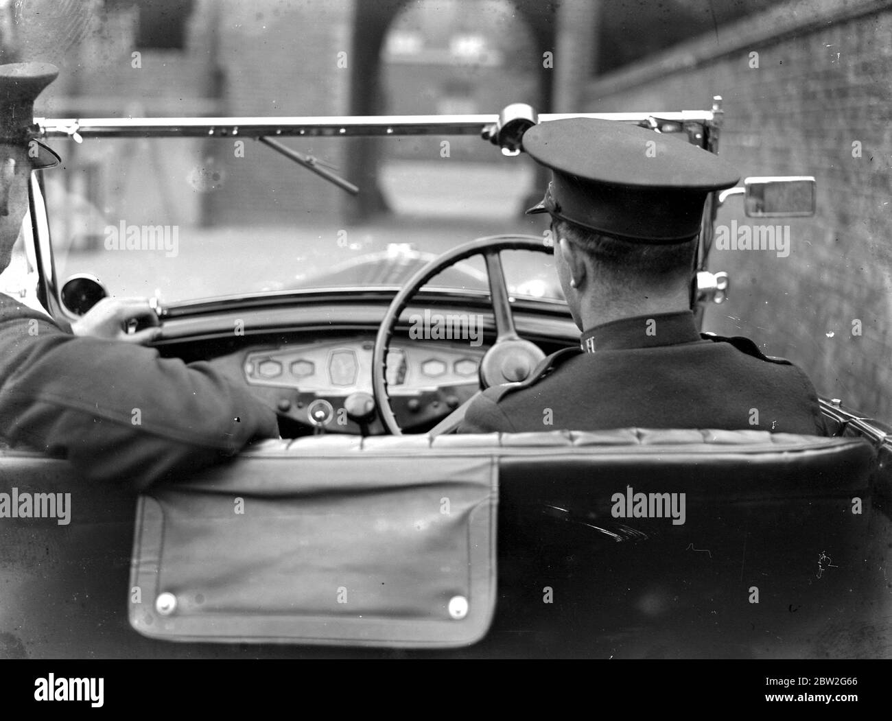 Mobile Police. 1933 Stock Photo