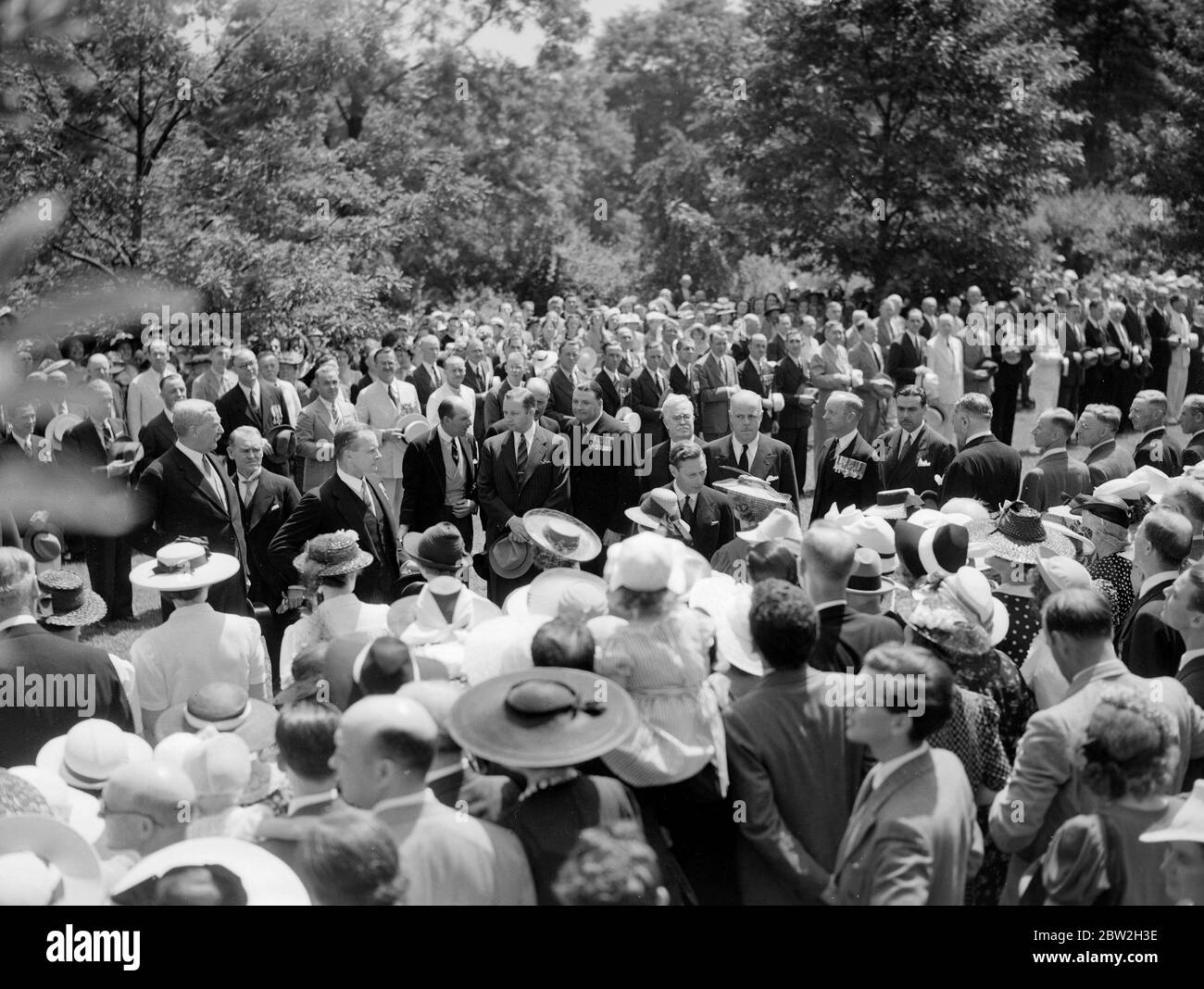 King George VI and Queen Elizabeth on Canada tour 1939 Stock Photo